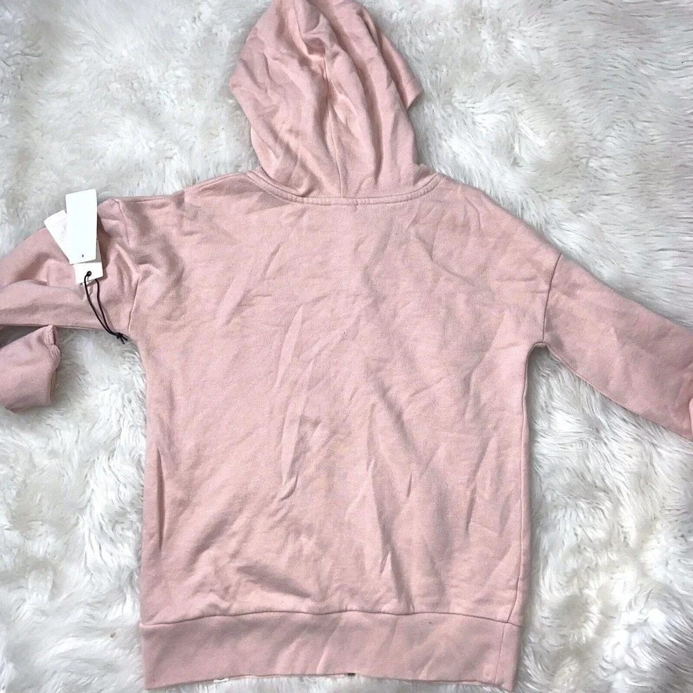 Treasure Bond Hoodie Jacket Girls Medium 8 - 10 Pink Smoke Hoodie NWT *